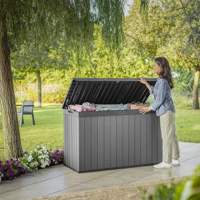 Produktbild von Keter Gartentruhe Darwin 670 L Graphitgrau Ecom