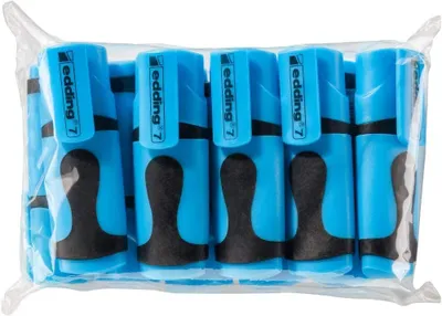 Image de edding 7 Mini surligneur bleu fluo (10 pièces)
