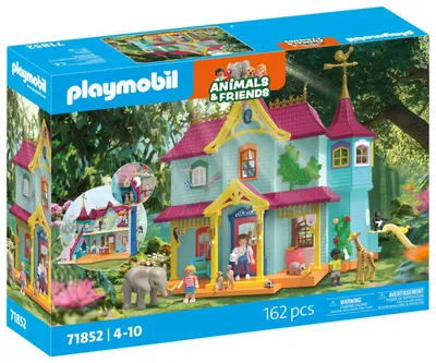 Produktbild von Animals und Friends Kunterbunte Tier-Villa Spielzeug ab 4 Jahren Geschenk für Kinder Fördert Kreativität und Umgang mit Tieren Mit Tieren Figuren Tiervilla