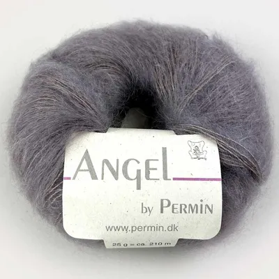 Productafbeelding van Angel van Permin – Gekamde mohair, zijde en kid (70/30) (kleur: malva)