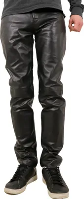 Produktbild von MADDOX - Herren Lederhose Lammnappa schwarz Größe 33