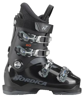 Image de NORDICA Dobermann 60, chaussures de ski pour jeunes, noir/anthracite, taille 27,5