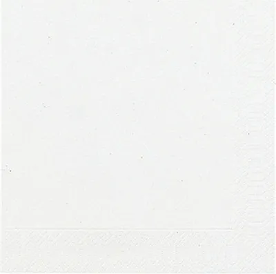 Obrázek produktu pro Duni ubrousky hladké bílé 33x33cm 3vrstvé 20 kusů