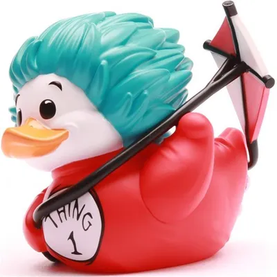 Produktbild von TUBBZ Badeente The Cat in the Hat Thing 1 Collector Edition Vinyl 10 cm