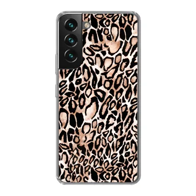 Produktbild von MuchoWow® Handyhülle Schutzhülle Hülle für Samsung Galaxy S22 Panther Druck - Schwarz - Flecken Silikon Softcase Handy Hülle - Mobiltelefonhülle