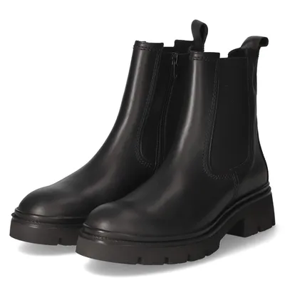 Produktbild von Gabor Damen Chelsea Boots/ Stiefeletten Schwarz Glattleder  Größe: 36