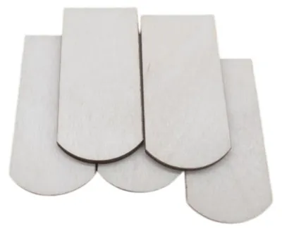 Obrázek produktu pro 25 dřevěných šindelů hladké dlaždice š 32,3 mm x d 70 mm x 4 mm