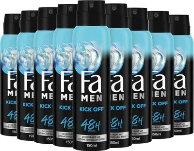 Produktbild von FA Deospray Men Kick Off 150ml, 9x 150 ml