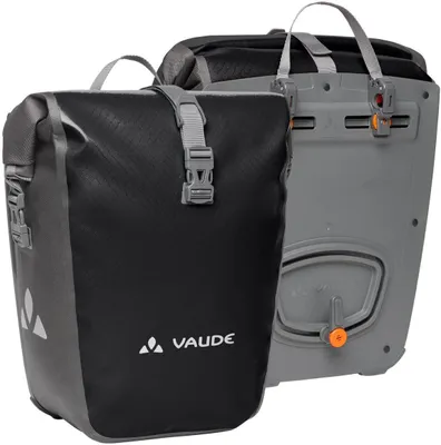 Productafbeelding van Fietstassen achter dubbel - 2 x 24 liter - Waterdicht - Zwart