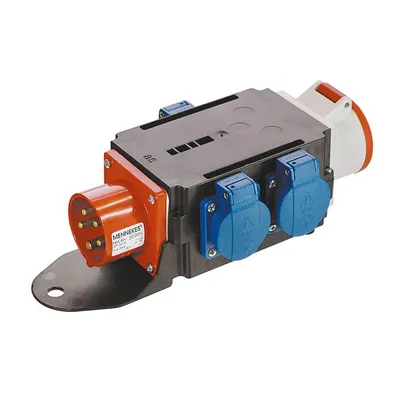 Produktbild von BACHMANN CEE-Adapter 16A 400V, 1x16A 5p400V 1Schutzkontakt