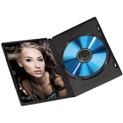 Produktbild von Hama DVD-Box schwarz 5er-Pack