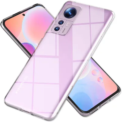 Produktbild von NALIA Hülle "GLAZE" für Xiaomi 12 - Klare TPU Schutzhülle, Anti-Gelb, Schlank & Leicht - Transparente Handyhülle