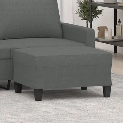 Produktbild von "im Angebot" Fußhocker Dunkelgrau 70x55x41 cm Stoff - Fußhocker CC15823