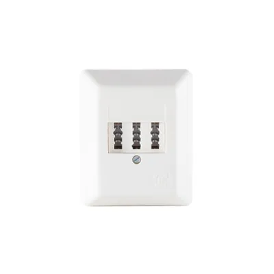 Productafbeelding van S/CONN, maximale connectiviteit, telefoonaansluitdoos TAE NFN, zuiver wit (RAL9010), voor wandmontage (74040W)