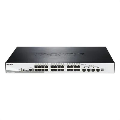 Produktbild von D-LINK Switch 28-Port Smart Managed PoE+ Gigabi