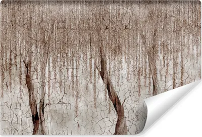 Produktbild von Muralo Vlies Fototapete Für Wohnzimmer BÄUME Blätter Beton Abstraktion Retro Br. 254cm x Hö. 184cm