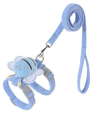 Imagen del producto de Arnés para gatos ajustable, ligero y suave, con correa de 1,2 metros, ideal para perros pequeños y conejos