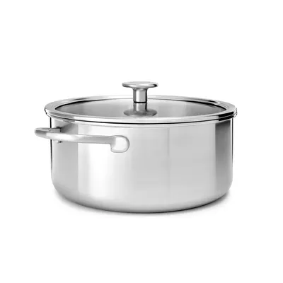 Produktbild von KitchenAid CC003260-001, 4,9 l, Edelstahl, Edelstahl, Keramik, Elektro, Gas, Halogen, Induktion, Versiegelte Platte, Edelstahl, Edelstahl