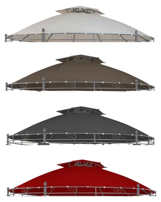 Produktbild von Ersatz Dach Pavillon rund ⌀3,5m wasserdicht Gartenpavillon Dachhaube