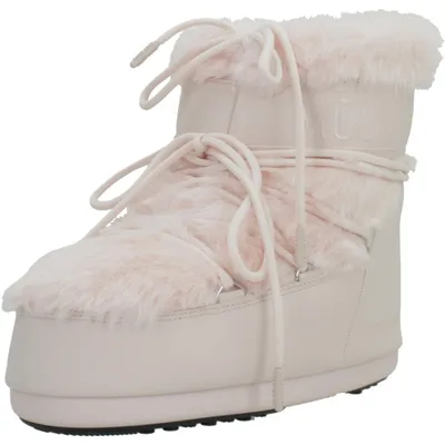 Immagine prodotto di Stivali del marchio Moon Boot, modello Icon Low in ecopelliccia, codice prodotto 14093900 042, colore rosa
