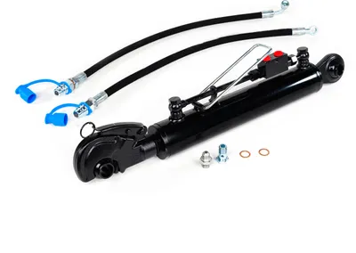 Produktbild von Hydraulischer Oberlenker Kat. 2 (570 - 790 mm) mit Fanghaken, Sperrblock und 2 Schläuchen