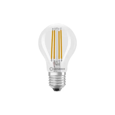 Zdjęcie produktu dla LEDVANCE LED CLASSIC A CRI97 4.2W 927 przezroczysta lampa E27 470lm 2700K ciepła biel 97Ra jak 40W ściemnialna 4099854065330