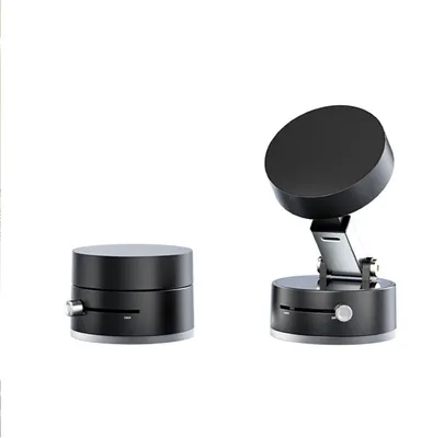 Image de Support de voiture pour téléphone portable, magnétique, compatible avec MagSafe, noir