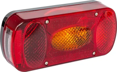 Produktbild von ASPÖCK Midipoint II Rückleuchte Universal 4 Funktionen 12 V 218 x 98 x 57 mm IP54 Bajonett Anhänger E13 ADR für Anhänger passend
