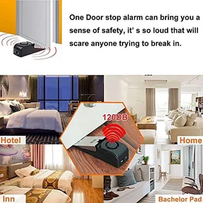 Produktbild von Famanu Türstopper mit Alarm - 120 dB Sicherheitssystem