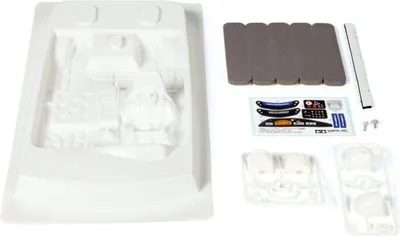 Produktbild von 1:10 Tourenwagen Cockpit Set Linkslenker für Modellbau