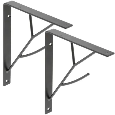 Produktbild von SOTECH Regalkonsole RK13 schwarz (2 Stück)
