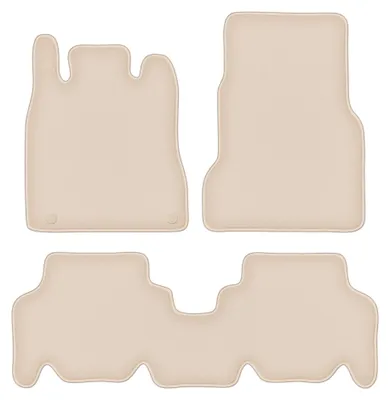 Productafbeelding van Velours automatten voor Mercedes W168 z łapką 1997-2004 (hatchback) – 3-delig, beige, op maat – Wielganizator FORTUNA