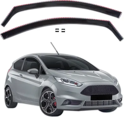 Image de GP Déflecteurs Deflecteurs D'Air Pour Ford Fiesta 7 Depuis 2018 3 Portes 2pcs, Aérodynamique, Montage Facile