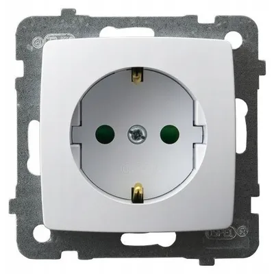 Produktbild von Ospel GP-1SSP/m/00, Weiß, IP20, 16 A, 71 mm, 41 mm, 71 mm