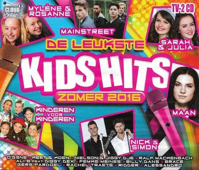 Zdjęcie produktu dla Heartselling Leukste Kids Hits Zomer 2016, Muzyka dla dzieci, CD, Various Artists, Nośnik fizyczny, Dla dorosłych i dzieci, 2 dysków
