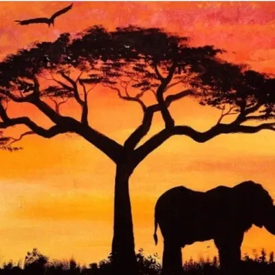Immagine prodotto di Pittura Per Numeri Tramonto 40 X 50 5623