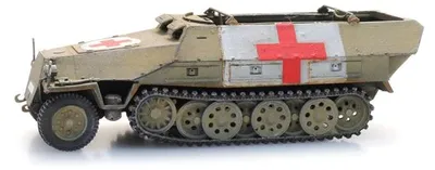 Produktbild von Artitec 6870519 - 1/87 / H0 Sdkfz 251/8 Ausf D Sanitätspanzer - Neu