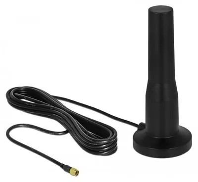 Obrázek produktu pro DeLOCK 12586, 5 dBi, 0.698 - 0.96; 1.71 - 2.17; 2.5 - 2.7 GHz, 50 ohm, Vícesměrová anténa, SMA, Samec