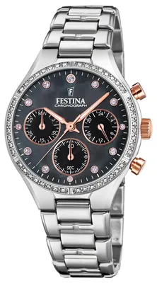 Obrázek produktu pro Dámské hodinky Festina F20401-4 CYRKONIE stříbrné