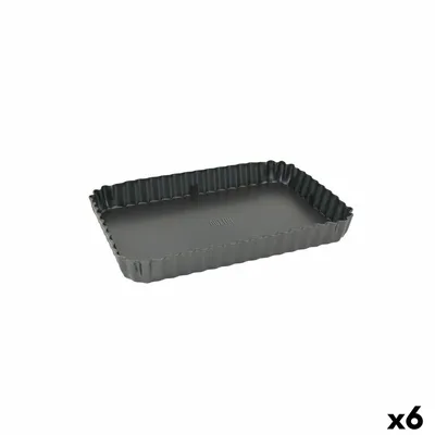 Obrázek produktu pro Obdélníková forma na koláč Quttin 27,3 x 20 x 3 cm (6 kusů)