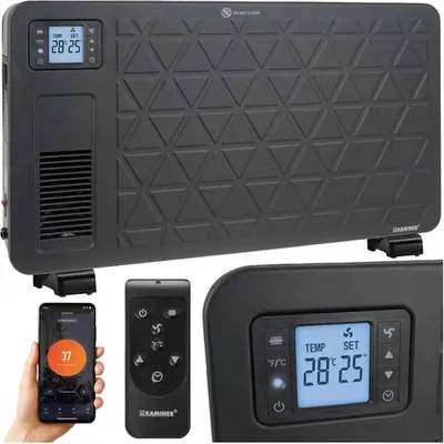 Obrázek produktu pro Elektrický ohřívač - černý Ziflo Kaminer 26403