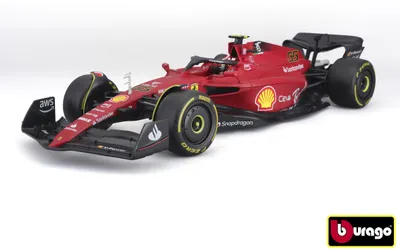 Immagine prodotto di Bburago 1:18 Formula F1 Ferrari Scuderia F1-75 (2022) Nr.55 Carlos Sainz - Con conducente