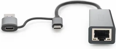 Immagine prodotto di INCA Adapter   IUTP-01TX Ethernet > USB und Typ C Anschluss