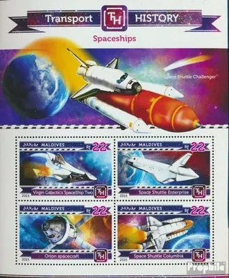Produktbild von Briefmarken Malediven 2015 Mi 5520-5523 Kleinbogen (kompl. Ausg.) postfrisch Raumschiffe