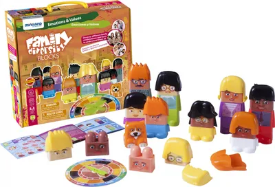 Immagine prodotto di Costruire il gioco della diversità in famiglia - Miniland