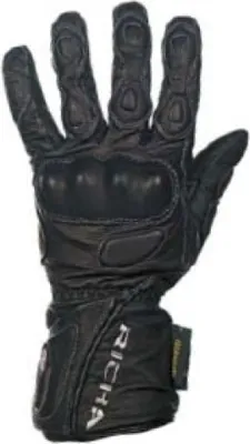 Produktbild von Richa Racing wasserdichte Damen Motorrad Handschuhe, schwarz, XL