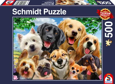 Obrázok produktu pre Puzzle 500T. Hunde-Selfie