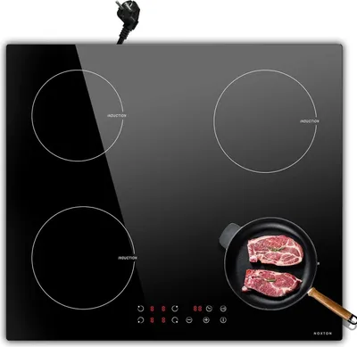 Immagine prodotto di Piano cottura a induzione, 4 zone, touch control, con spina UE 3500W