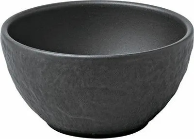 Produktbild von Villeroy & Boch Manufacture Rock, Snackschale, Rund, Porzellan, Schwarz, Matt, 0,06 l