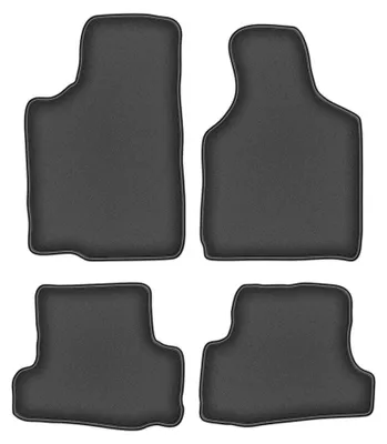 Produktbild von Velours-Fußmatten für Mazda MX-6 I 1988-1992 (Coupé) – 4-tlg, Graphit, passgenau – Wielganizator DURBAN